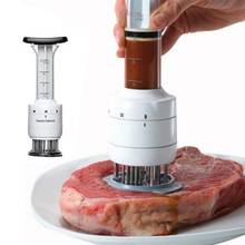 Dropship Stainless Steel Meat Tenderizer Needle BBQ Meat Injector Marinade Flavor Syringe Kitchen Cooking Tools 2024 - buy cheap