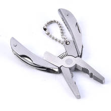 Portable Multifunction Folding Plier Stainless Steel Foldaway Knife Keychain Screwdriver Camping Survival Mini Tools Travel Kits 2024 - buy cheap