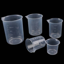 2 pces 250ml/150ml/100ml/50ml/25ml copo de medição volumétrico plástico transparente do copo do laboratório da cozinha 2024 - compre barato