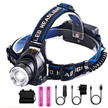 LED Headlight XML-T6 Zoom Led Headlamp Torch Flashlight Head lamp use 2*18650 battery for Camping Bicycle light get gift 2024 - buy cheap