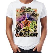 Brand New Men T Shirt Men Cotton Jojo's Bizarre Adventure Higashikata Josuke Awesome Artwork Printed TShirt Anime Tees 2024 - buy cheap