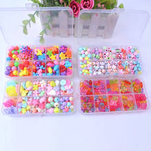 DIY Handmade Beaded Toy with Accessory Set Children Creative 10 Grid Girl Jewelry Making Toys Educational Toys Children Gift 2024 - buy cheap