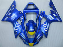 Kit de carenado de mercado de accesorios, carrocería de plástico ABS, azul, para YZFR1 00 01 YZF R1 2000 2001 YZF1000 + regalos YC34 2024 - compra barato