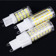 10pcs Bright ceramics G9 led 220V 2835 SMD 24 leds 7W/9W/10W/12W Replace 30W Warm Cool White LED Corn Bulb Light&LED Spot Lamp 2024 - buy cheap