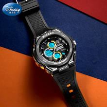 Disney Micky-reloj de pulsera deportivo para niño y niña, cronógrafo digital con pantalla LED Dual, resistente al agua hasta 50M 2024 - compra barato