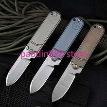 3 Colors Mini Flat Peas Pocket Folding Knife S35VN Blade Ball Bearing Titanium Handle Tactical Hunting EDC Survival Tool Knives 2024 - buy cheap