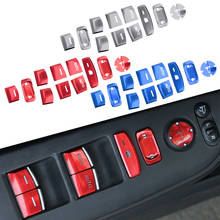 CITALL 11pcs Door Window Lift Switch Sequin Lid Cover Trim Fit for Honda Civic 10th 2016 2017 2018 2019 2020 Red/Silver/Blue 2024 - buy cheap