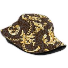 NOISYDESIGNS Summer Foldable Fisherman's Baroque Floral Pattern Bucket Hat Outdoor Sun Cap Hats Bonnet Panama Hip Hop Flat Top 2024 - buy cheap