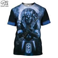 PLstar Cosmos Egyptian God Eye of Egypt face 3d Printed T-shirt Men for Women Streetwear tops, hip hop, ages 18-35 years old, Ancient Horus 2024 - buy cheap