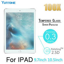 100pcs 2.5D 0.3mm 9H Tempered Glass for Apple Ipad 5 6 Air 1 2 Pro New 9.7 10.5 10.2 12.9 2018 Mini 2 3 4 Screen Protector Film 2024 - buy cheap