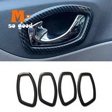 Abs carbono/cromo/matte para renault laguna porta interna do carro apoio de braço janela maçaneta da porta tigela guarnição capa 2008 2009 2010 2011 2012 2024 - compre barato