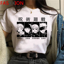 Japanese Anime Jujutsu Kaisen T Shirt Men Funny Gojo Satoru Summer Tshirt Yuji Itadori Graphic Tees Cartoon Unisex T-shirt Male 2024 - buy cheap
