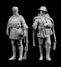 1/35 ancient warrior stand include 2    Resin figure Model Miniature gk Unassembly Unpainted 2024 - buy cheap