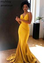 2021 New Straps Evening Dresses Sexy South African Black Girls Wear Formal Party Prom Gowns Custom Made Plus Size Robe De Soiree 2024 - buy cheap