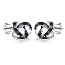 Simple Women top quality Black Stud Earrings for Party Gift Korean Geometric Earring Jewelry Female brincos bijoux 2024 - buy cheap
