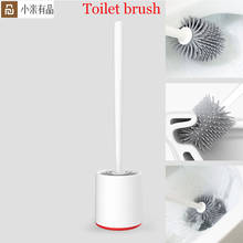 New Youpin YJ Vertical Storage Toilet Brush Soft Glue Bristles Toilet Brush and Bracket Set Bathroom Toilet Cleaning Tool 2024 - buy cheap