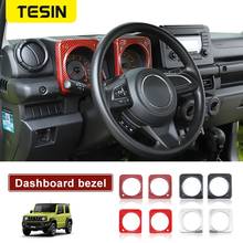 TESIN Interior Accessories for Suzuki Jimny JB74 ABS Car Dashboard Decoration Frame Cover Stickes for Suzuki Jimny 2019 2020 2024 - buy cheap