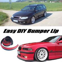 NOVOVISU Bumper Lip Deflector Lips For Opel Omega B1 B2 For Vauxhall For Lotus Omega Front Spoiler Skirt For Body Kit Strip 2024 - buy cheap