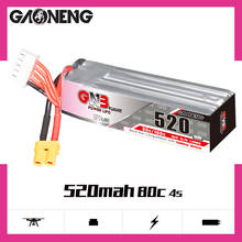 Gaoneng-bateria de 520mah gnb, com plugue xt30, para drone betafpv, quadricóptero e controle remoto 2024 - compre barato