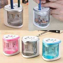 Automatic Pencil Sharpener Two-hole Electric Touch Switch Pencil Sharpeners Pen Knife Student School Supplies Office 2024 - buy cheap