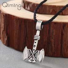 Fashion Men Necklace Women fashion Valknut Viking Men Necklace Amulet Axes Gothic Retro Pagan Pendant Vikings Necklace 2024 - buy cheap