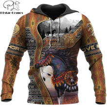 3D Printed Love Horse Animal Hoodie Harajuku Sweatshirt Streetwear autumn hoodies Unisex Casual jacket Tracksuits DK002 2024 - buy cheap