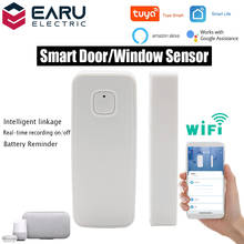 TUYA Smart WiFi Window Gate Door Sensor Open Close Detector App Notification Alert Security Alarm Smart Life Alexa Google Home 2024 - buy cheap