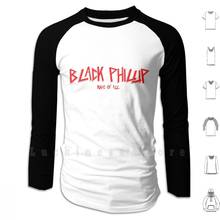 Black Phillip King Of All Hoodies Long Sleeve Black Phillip Black Philip The Witch Witch Vvitch 2024 - buy cheap