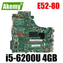 Akemy для Lenovo V310-15ISK/IKB V510-15IKB/ISK E52-80 Материнская плата ноутбука DA0LV6MB6F0 процессор i5-6200U оперативная память 4 Гб протестированы 100% работу 2024 - купить недорого