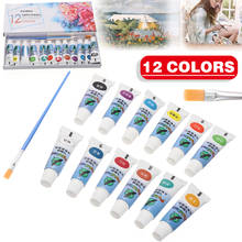 1set/12 Colors 5ml Tube Gouache Paint Tubes Set for Artist Draw Painting Drawing Art Color Paint Supplies Paint Pigment 2024 - buy cheap