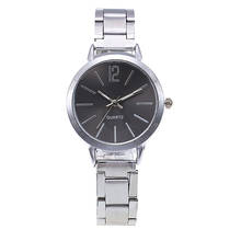 Fashion Women Watches Crystal Stainless Steel Analog Quartz Wrist Watch Women Reloj Mujer Bayan Kol Saati RelogRelogio Feminino 2024 - buy cheap