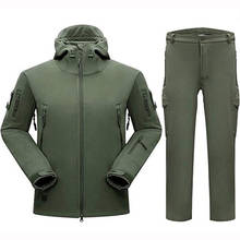 Sharkskin TAD-conjunto táctico militar para exteriores, ropa de caza de camuflaje, trajes impermeables para hombre, chaqueta o pantalones para escalada y senderismo 2024 - compra barato