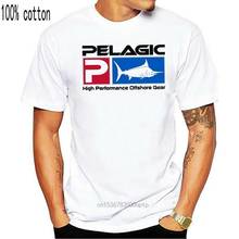 Camiseta para mordedor, novo logotipo da pelagic, camisa streetwear masculina, tamanho m 2xl 2024 - compre barato
