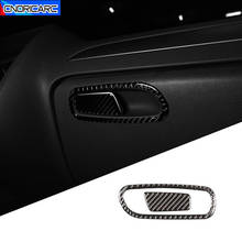 Carbon Fiber Car Center Console Co-pilot Glove Box Handle Frame Decoration Sticker Trim For Audi A4 B8 A5 2009-16 2024 - buy cheap