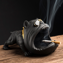 Ashtrays Gift For Boyfriend Creative Ashtray Desk Home accessories Ash Tray For Home Décor Table Ornaments Bulldog Figurine 2024 - buy cheap