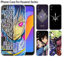 Силиконовый чехол для телефона с рисунком из Аниме Code Geass Lelouch для huawei NOVA 5 5i Коврики 30 Lite Y9 Prime 2019 P Smart Z плюс 2019 Honor 8S 8A 9X20 Pro 2024 - купить недорого