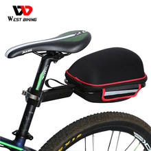 WEST BIKING Cycling Bag Bike Rear Bag Reflective Waterproof Rain Cover Mountain Bike Cycling Tail Extending Saddle Bicycle Bag 2024 - buy cheap