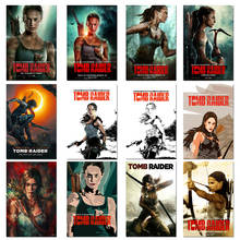 Tomb Raider Game Movie Poster Lara Croft Art Prints Silk Canvas For Wall Pictures Room Decoration-002 2024 - buy cheap