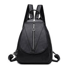 Luxury Backpacks Women Designer 2020 Sac A Dos Casual Daypack School Bags For Girls Vintage Bagpack Women Leather Backpacks 2024 - buy cheap