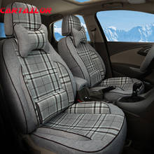 CARTAILOR custom fit car seat for land rover evoque seat covers & supports linen cloth car seat cover set black seat cushions 2024 - buy cheap