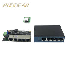 Unmanaged 5port 10/100M industrial Ethernet switch module  PCBA board OEM Auto-sensing Ports PCBA board OEM Motherboard 2024 - buy cheap