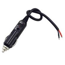 1PCS Black 12V-24V Auto 10A Car Charger Single Head Line Cigarette Lighter LED Socket Plug Connector Adapter 2024 - buy cheap