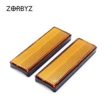 ZORBYZ 1 Pair Amber ABS Front Fork Leg Reflector For Ducati Monster 600 696 795 821 796ABS 1200S 1100 Motorcycle 2024 - buy cheap
