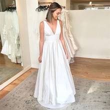 LUXIYIAO 2022 Sexy Deep V-neck Backless Wedding Dresses свадебное платье Wedding Bridal Gowns Robe De Mariée Vestidos De Novia 2024 - buy cheap