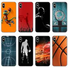 sports Basketball ball Transparent Phone Case For Huawei P30 P20 pro P10 P9 P8 Lite Nova 3i G8 P Smart Plus 2018 2019 2024 - купить недорого