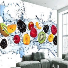 3D-обои BEIBEHANG, современные, пресноводные, цветочные, фрукты, для гостиной, ТВ, настенные фрески на заказ 2024 - купить недорого