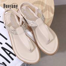 Elastic strap pu sandals women platform shoes solid classic plus size casual shoes women sandals summer 2022 female sandal deals 2024 - buy cheap