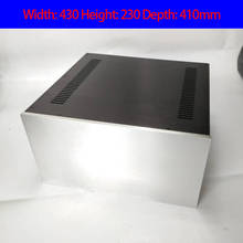 KYYSLB 430*180*410mm 4323 Full Aluminum Amplifier Chassis Box House DIY Enclosure with Power Base Foot  Amplifier Case Shell 2024 - compra barato