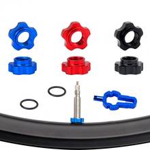 Bicycle Tubeless Valve Rim Conversion Nut Set Adapter CNC Craftsmanship with Installation Wrench for MTB Bike Cycling 2024 - buy cheap