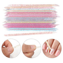 20/100Pcs Reusable Double End Crystal Stick Nail Art Cuticle Pusher Cuticle Remover Tool Pedicure Care Nails Manicures Tools 2024 - buy cheap